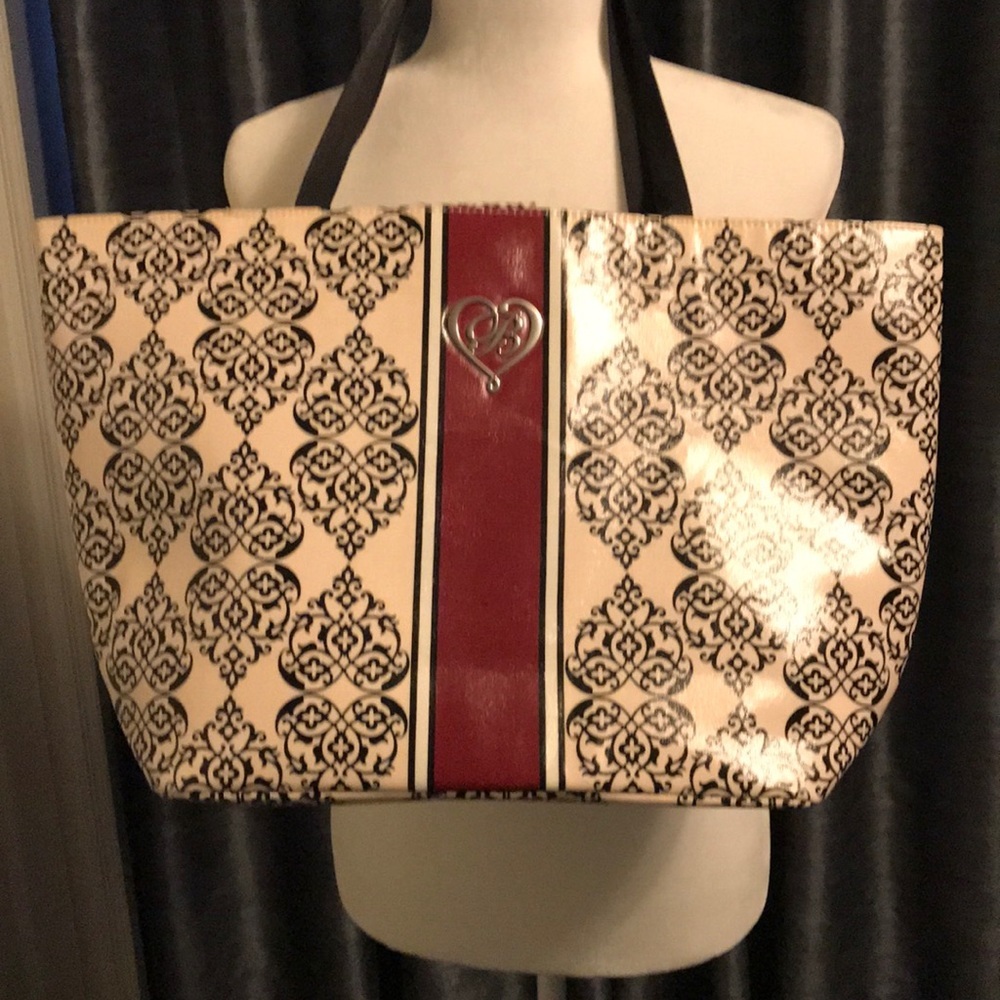 Brighton Pink, Red and Black Patterned Tote - Picture 4 of 9